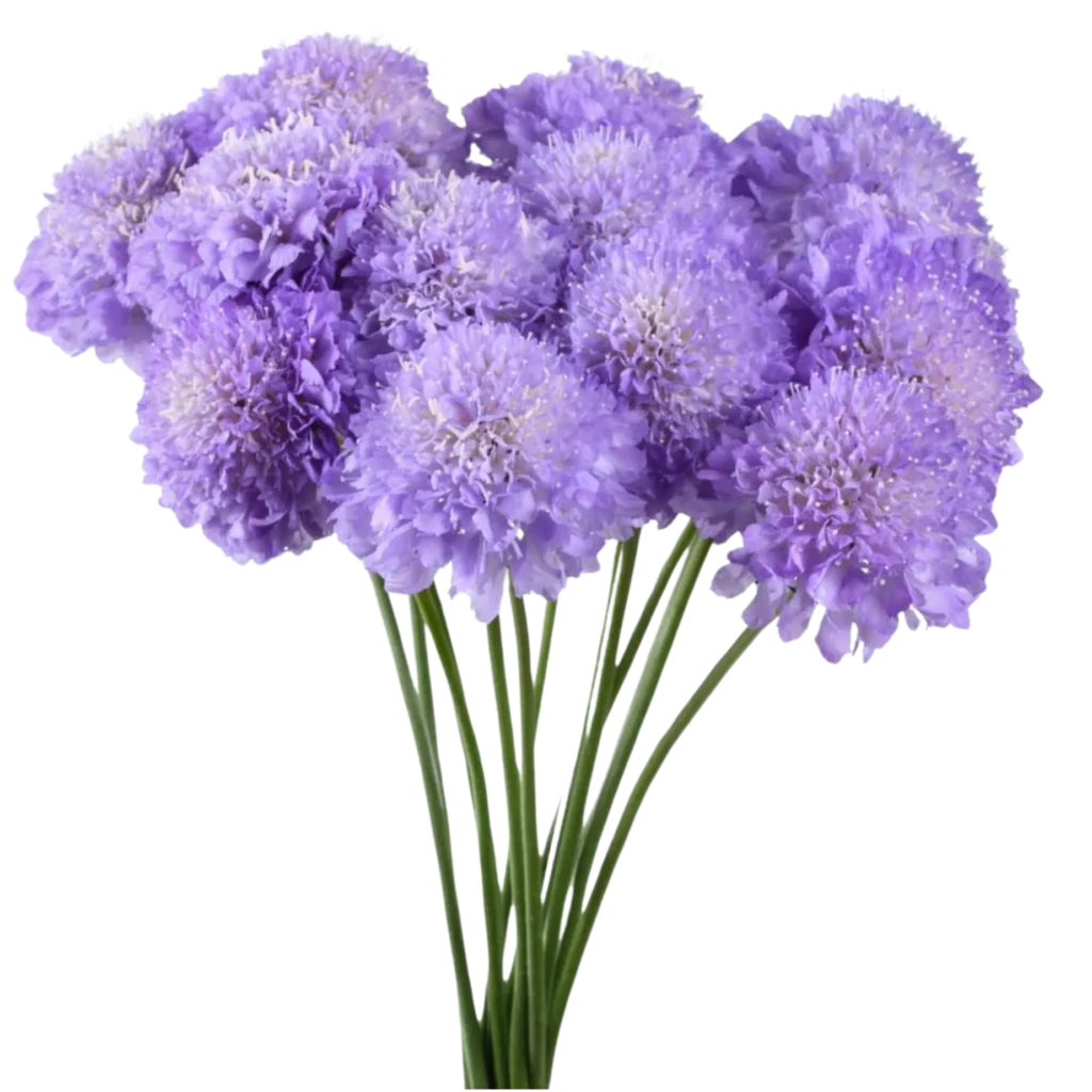 scabiosa focal lavender